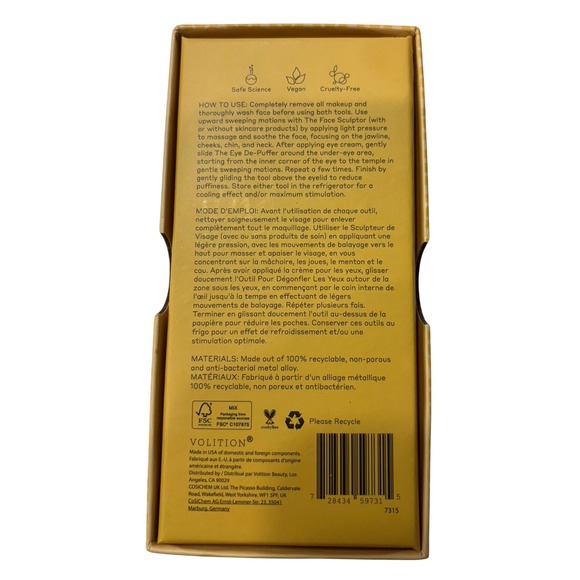 Volition Face Sculptor‎ & Eye De-Puffer Kit for Massaging Toning Soothing - Picture 2 of 4